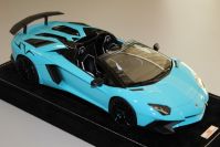 MR Collection 2015 Lamborghini Lamborghini Aventador LP750-4 Roadster SV - BABY BLUE / BLAC Baby Blue