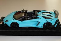 MR Collection 2015 Lamborghini Lamborghini Aventador LP750-4 Roadster SV - BABY BLUE / BLAC Baby Blue