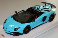 MR Collection 2015 Lamborghini Lamborghini Aventador LP750-4 Roadster SV - BABY BLUE / ORAN Baby Blue