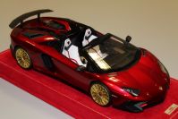 MR Collection 2015 Lamborghini Lamborghini Aventador LP750-4 Roadster SV - PEARL RED MET - Red Metallic