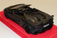 MR Collection 2015 Lamborghini Lamborghini Aventador LP750-4 Roadster SV - MATT BLACK - Black Matt