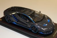 MR Collection  Lamborghini Lamborghini Centenario - CARBON GLOSS / BLUE - Red Matt