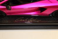 MR Collection  Lamborghini Lamborghini Aventador S - PINK FLASH / BLACK - #01/10 Pink Flash