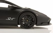 MR Collection 2009 Lamborghini Lamborghini Murciélago 670-4 SV Fixed Wing - BLACK NEMES Black Matt