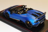 MR Collection  Lamborghini Lamborghini Huracan Performante Spyder - BLU AEGEUS - Red Matt