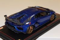 MR Collection  Lamborghini Lamborghini Aventador SVJ - BLU SIDERIS - Blue metallic