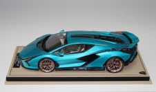 MR Collection  Lamborghini Lamborghini Sian FKP 37 - BLU URANUS - #15/15 Red Matt