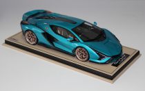 MR Collection  Lamborghini Lamborghini Sian FKP 37 - BLU URANUS - #15/15 Red Matt
