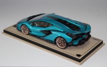 MR Collection  Lamborghini Lamborghini Sian FKP 37 - BLU URANUS - #15/15 Red Matt