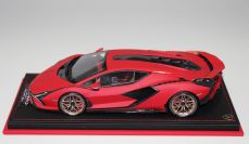 MR Collection Lamborghini # Lamborghini Sian - ROSSO MIMIR - Red Matt