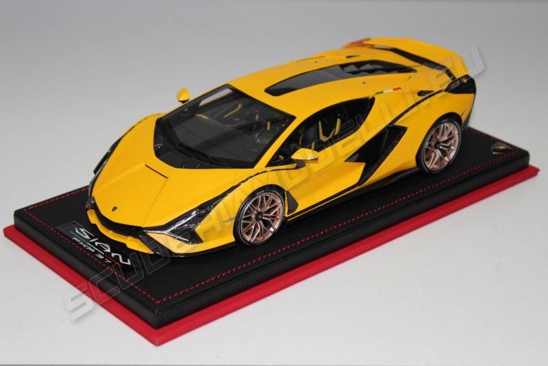 MR Collection Lamborghini # Lamborghini Sian - GIALLO HORUS - Yellow Matt