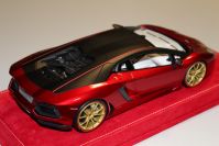 MR Collection 2015 Lamborghini Lamborghini Aventador LP700-4 PIRELLI - PEARL RED MET - Red Metallic