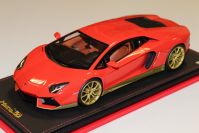 MR Collection 2016 Lamborghini Lamborghini Aventador LP 700-4 Miura Homage - ROSSO ARANCIO Red Matt