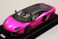 MR Collection 2015 Lamborghini Lamborghini Aventador LP 700-4 Pirelli - PINK FLASH - Red Matt