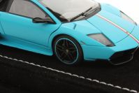 MR Collection 2009 Lamborghini 43 Lamborghini Murcielago 670-4 SV -BABY BLUE MATT - 10/10 Baby Blue Matt