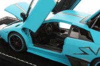 MR Collection 2009 Lamborghini 43 Lamborghini Murcielago 670-4 SV -BABY BLUE MATT - 10/10 Baby Blue Matt