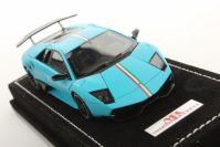 MR Collection 2009 Lamborghini 43 Lamborghini Murcielago 670-4 SV -BABY BLUE MATT - 10/10 Baby Blue Matt