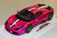 BBR Models 2014 Ferrari Ferrari 458 Speciale A - Hard Top - PINK FLASH - #01 Pink Flash