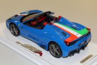 BBR Models 2014 Ferrari Ferrari 458 Speciale A Spider - BLUE ITALIA - Blue