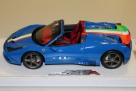 BBR Models 2014 Ferrari Ferrari 458 Speciale A Spider - BLUE ITALIA - Blue