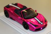 BBR Models 2014 Ferrari Ferrari 458 Speciale A Spider - PINK FLASH - Pink Flash