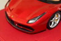 BBR Models 2015 Ferrari Ferrari 488 GTB - RED ENZO / CARBON ROOF - Red Metallic / Carbon