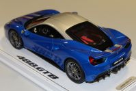 BBR Models  Ferrari Ferrari 488 GTB - BLUE MET / SILVER - Blue metallic