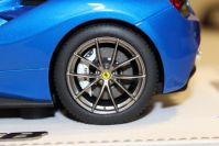 BBR Models  Ferrari Ferrari 488 GTB - BLUE MET / SILVER - Blue metallic
