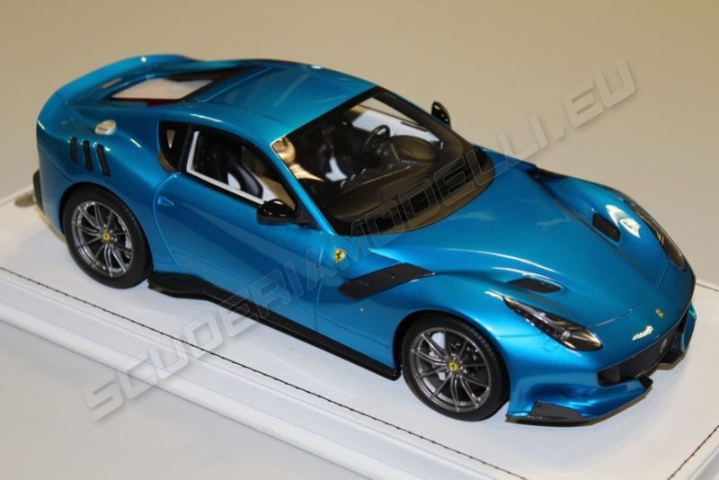 Bbr Models Ferrari F12 Tdf Blue Emperor 01 10