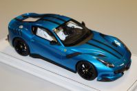 BBR Models  Ferrari Ferrari F12 TDF - BLUE EMPEROR / BLACK STRIPE - #1/5 Red Matt