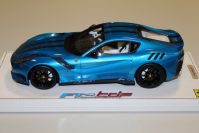 BBR Models  Ferrari Ferrari F12 TDF - BLUE EMPEROR / BLACK STRIPE - #1/5 Red Matt