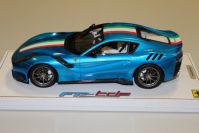 BBR Models  Ferrari Ferrari F12 TDF - BLUE EMPEROR / ITALIAN FLAG #1/ 5 Red Matt