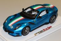 BBR Models  Ferrari Ferrari F12 TDF - BLUE EMPEROR / ITALIAN FLAG #1/ 5 Red Matt