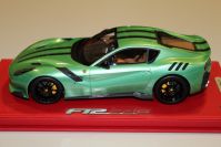 BBR Models  Ferrari Ferrari F12 TDF - MINT - BLACK STRIPE - Red Matt