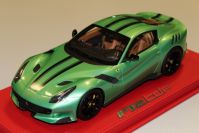 BBR Models  Ferrari Ferrari F12 TDF - MINT - BLACK STRIPE - Red Matt