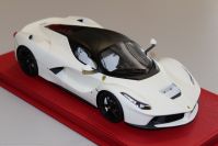 BBR Models  Ferrari Ferrari LaFerrari  - AVUS MATT WHITE - White Avus Matt