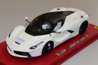 BBR Models  Ferrari Ferrari LaFerrari  - AVUS MATT WHITE - White Avus Matt