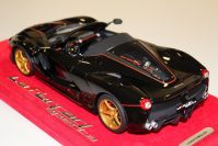 BBR Models 2017 Ferrari Ferrari LaFerrari Aperta - BLACK METALLIC / GOLD - Black Metallic