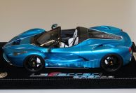 BBR Models 2017 Ferrari Ferrari LaFerrari Aperta - EMPEROR BLUE - SPECIAL #01 Red Matt