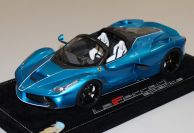 BBR Models 2017 Ferrari Ferrari LaFerrari Aperta - EMPEROR BLUE - SPECIAL #01 Red Matt