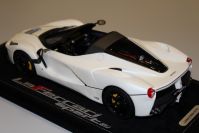 BBR Models 2017 Ferrari Ferrari LaFerrari Aperta - ITALIAN WHITE MATT - #01/15 - CAS White