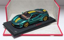 BBR Models  Ferrari Ferrari 488 Pista - GREEN JEWEL - #1/2 - Green