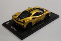BBR Models  Ferrari Ferrari 488 PISTA - GOLD GLOSS / CARBON - Gold