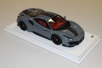 BBR Models  Ferrari Ferrari 488 PISTA - GRIGIO MEDIO / RED - #01/10 Red Matt