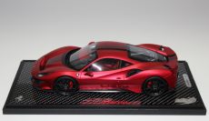BBR Models  Ferrari Ferrari 488 PISTA - ROSSO FUOCO MATT  / BLACK #5/5 Red Matt