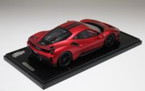 BBR Models  Ferrari Ferrari 488 PISTA - ROSSO FUOCO MATT  / BLACK #5/5 Red Matt