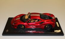 BBR Models  Ferrari Ferrari 488 PISTA - ROSSO FUOCO / SILVER Red Matt