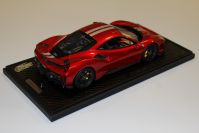 BBR Models  Ferrari Ferrari 488 PISTA - ROSSO FUOCO / SILVER Red Matt