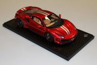 BBR Models  Ferrari Ferrari 488 PISTA - ROSSO FUOCO / SILVER Red Matt