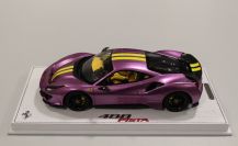 BBR Models  Ferrari Ferrari 488 PISTA - VIOLA SCUDERIA - #10/10 Red Matt